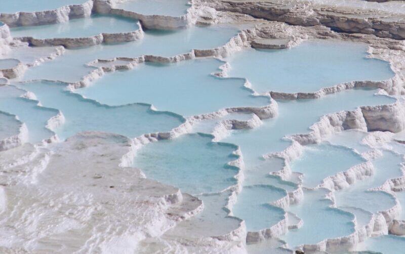 Landscape of Pamukkale, Turkey